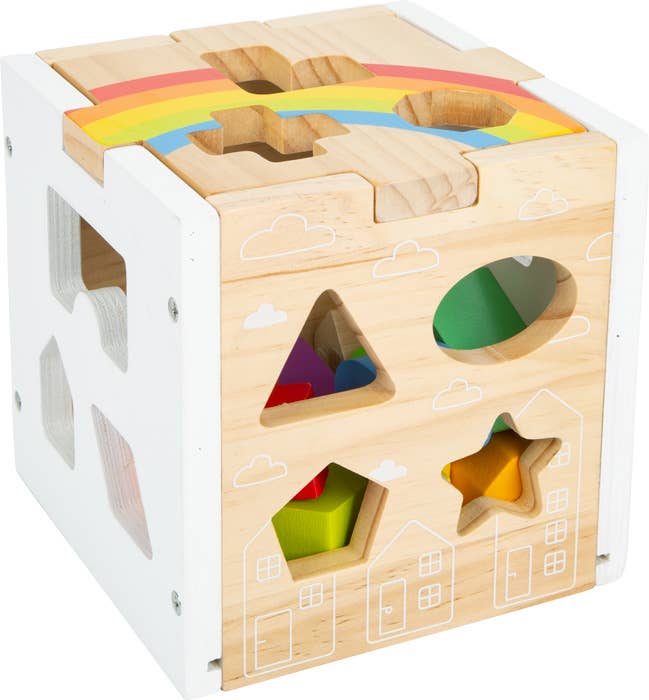 Small Foot Wooden Sorter Cube Playset