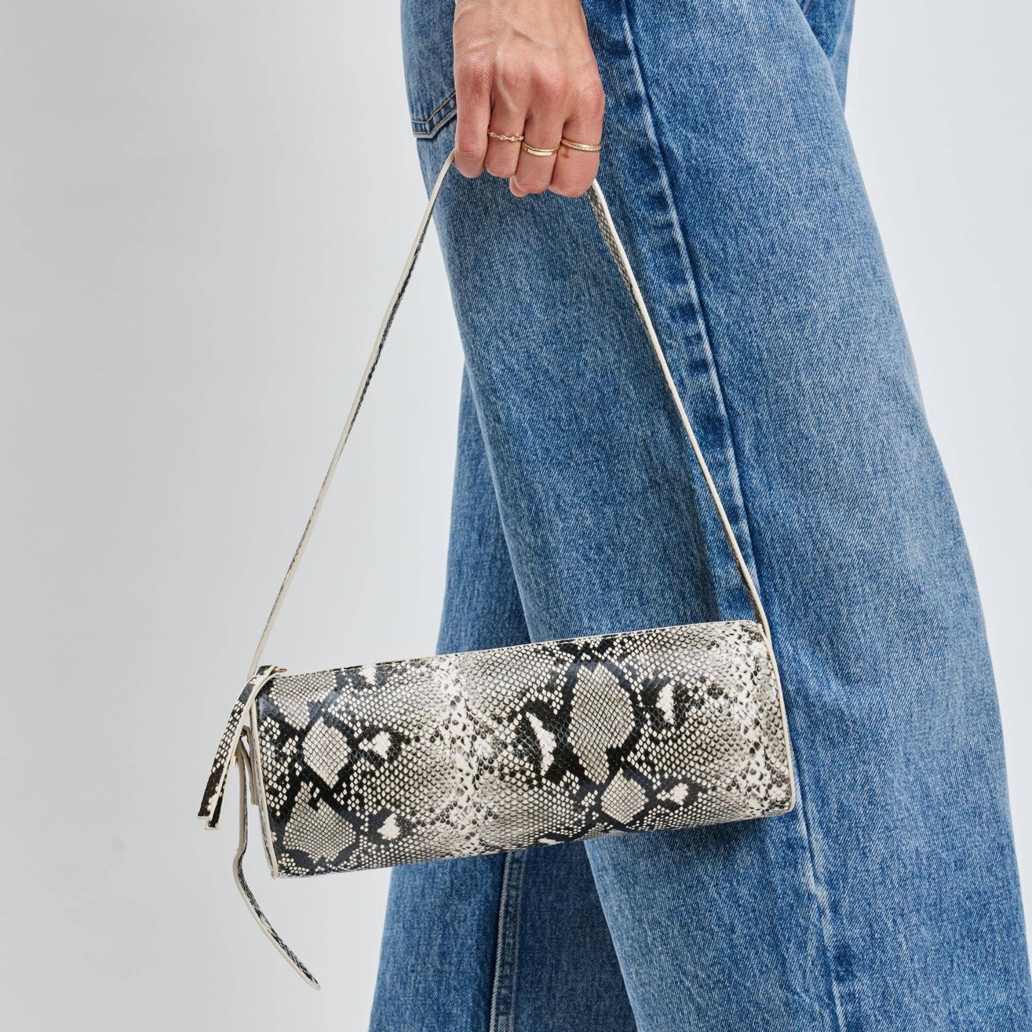 Mila Python Shoulder Bag
