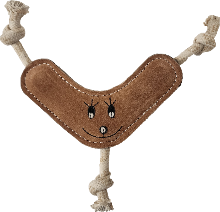 TUFF TOYS Leather Dog Toys
