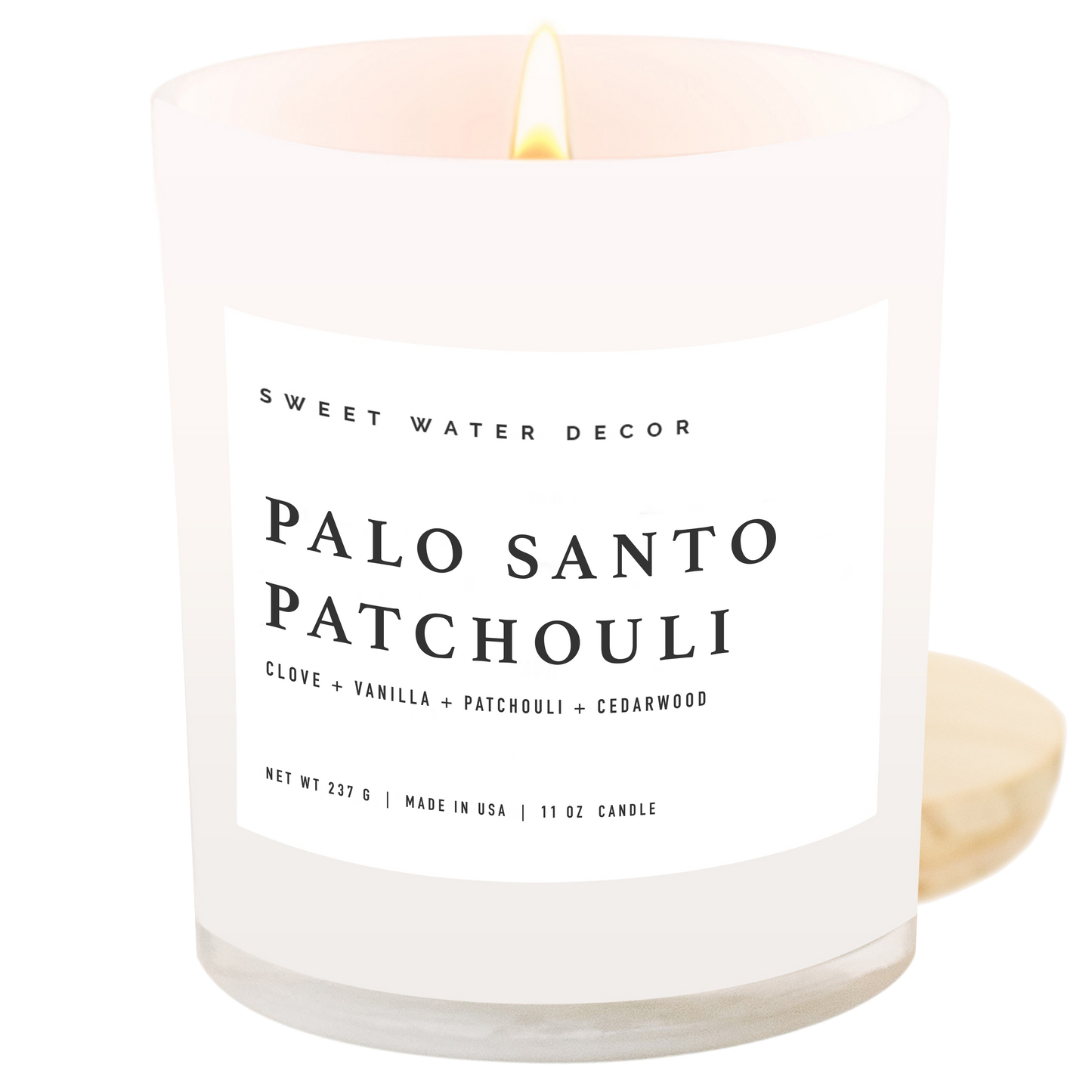 Palo Santo Patchouli 11 oz Soy Candle - Home Decor & Gifts