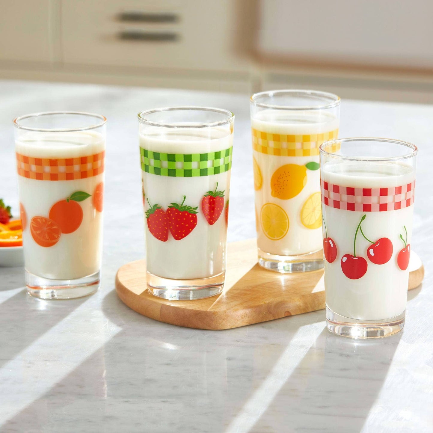 Libbey Vintage Juice Glasses, Set of 4