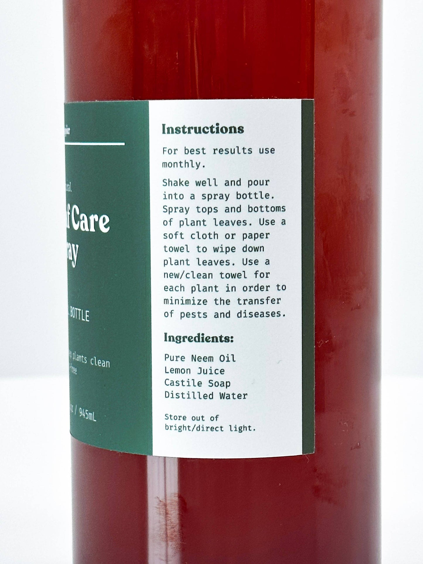 Leaf Care Spray Refill