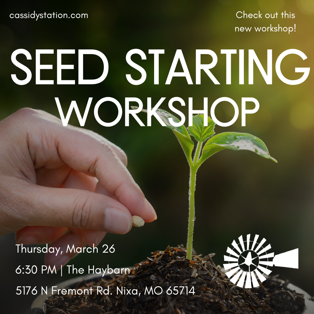 March 26th | Seed Starting Workshop