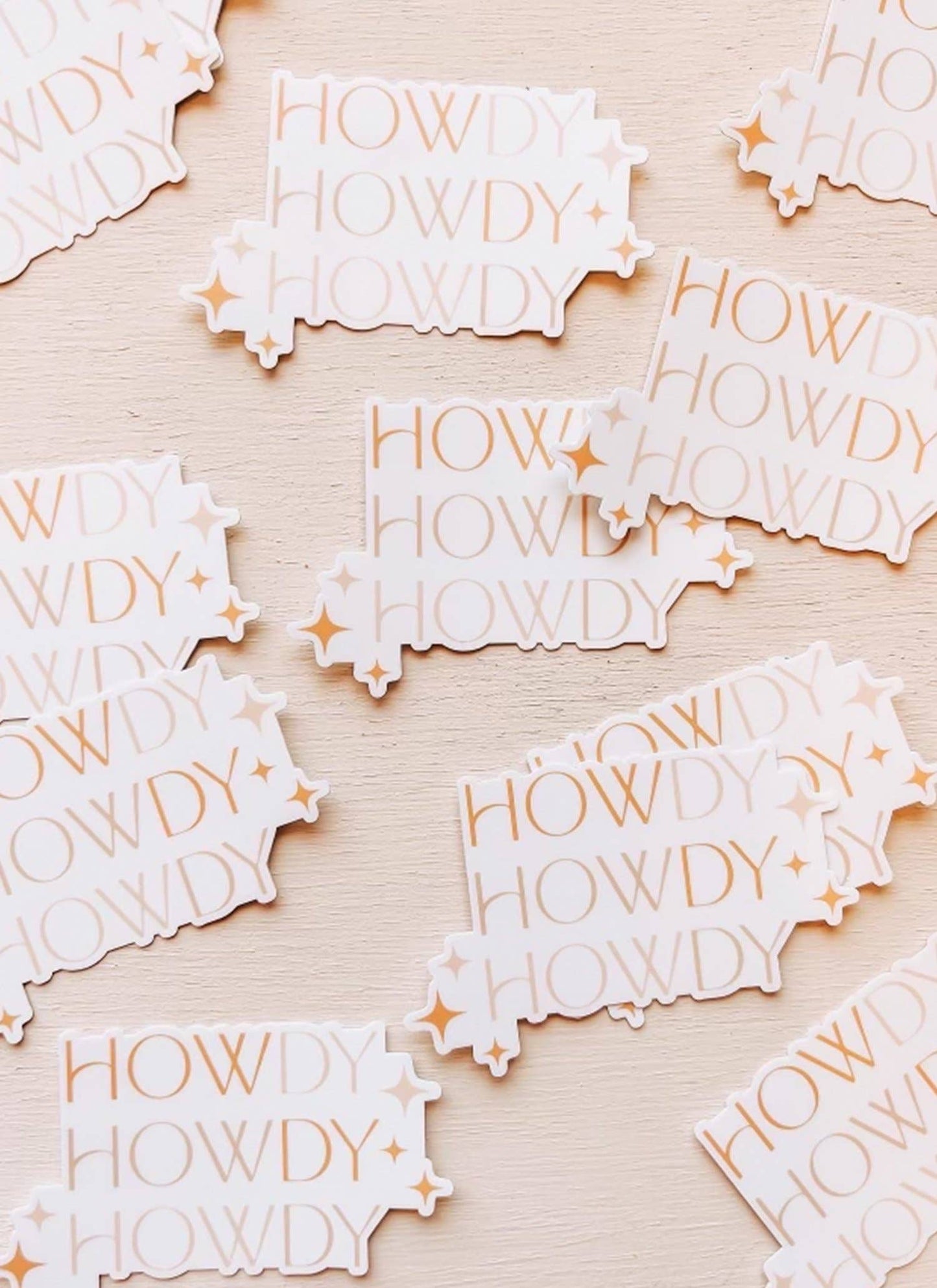 Howdy Howdy Howdy Sticker