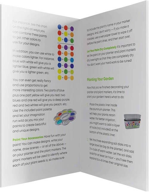 Paint and Plant Flower Growing Kit