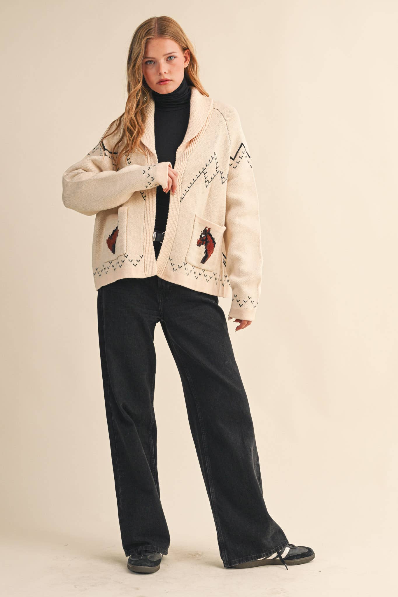 Horse Knit Cardigan