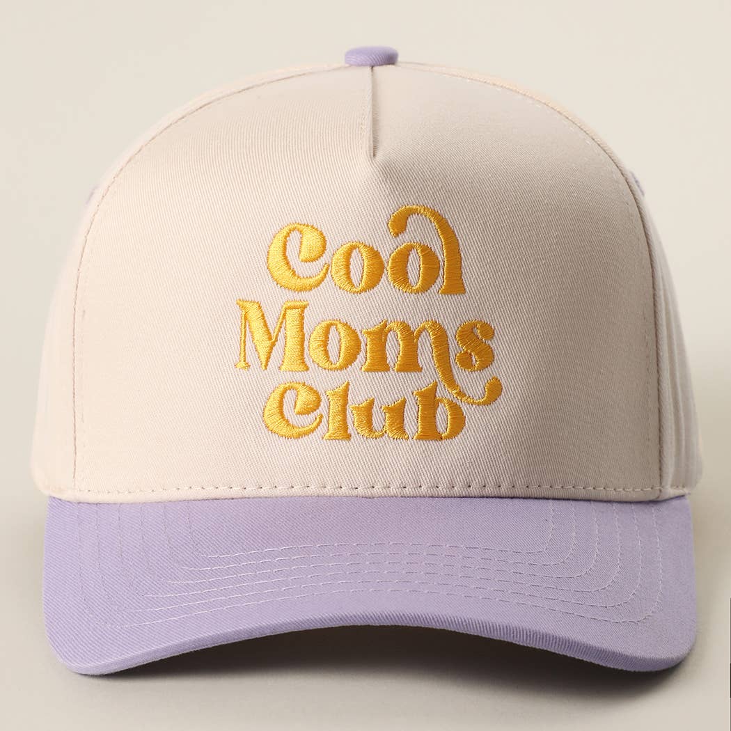 Cool Moms Club Embroidery Two-Tone Trucker Hat