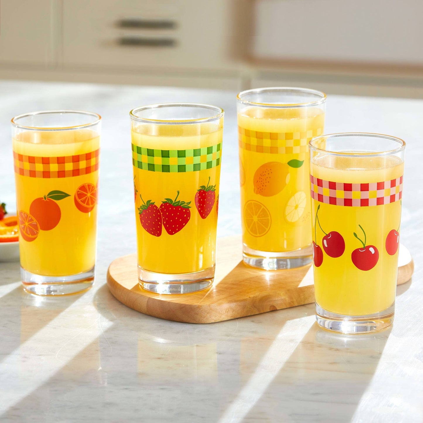 Libbey Vintage Juice Glasses, Set of 4