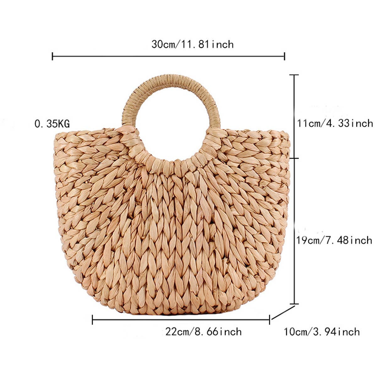 Handwoven Straw Bag