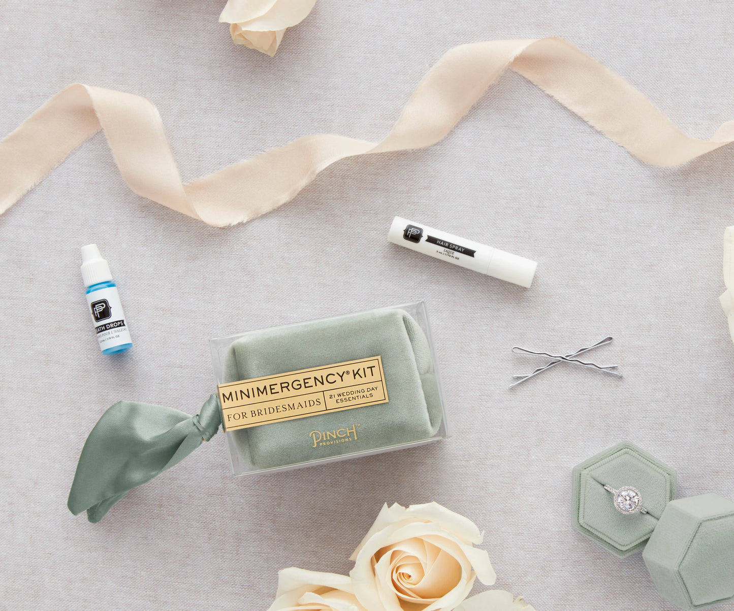 Velvet Minimergency Kits for Bridesmaids - Ivory