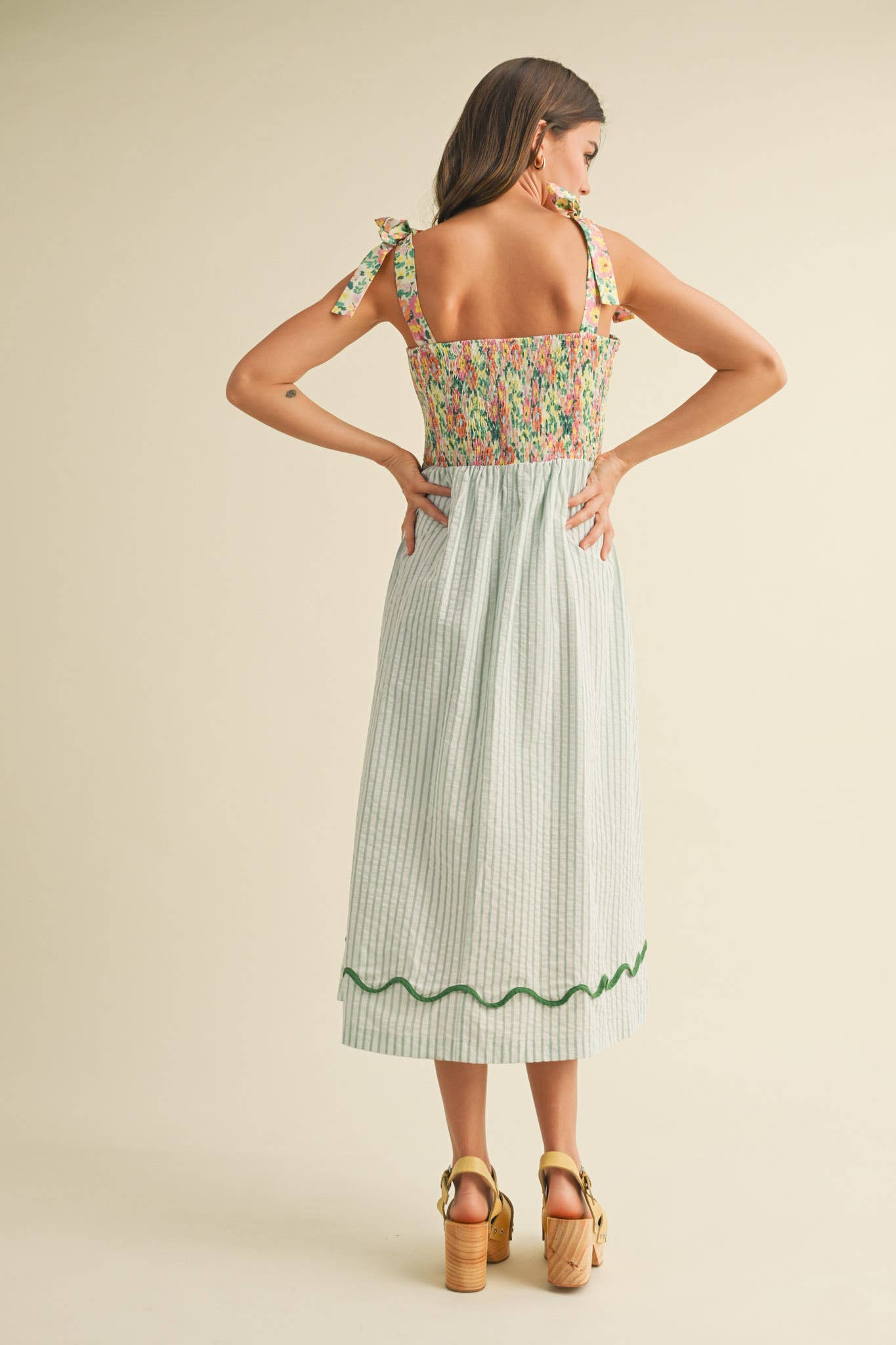 Mixed Print Maxi