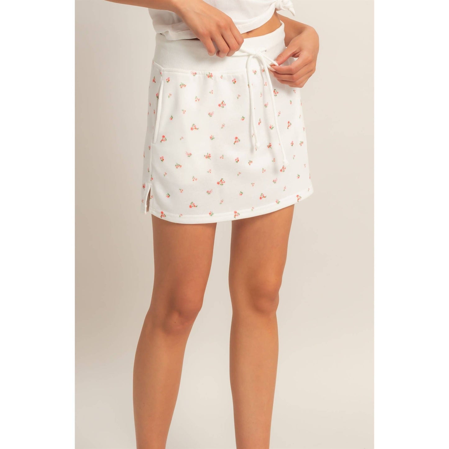 Floral Print Skirt