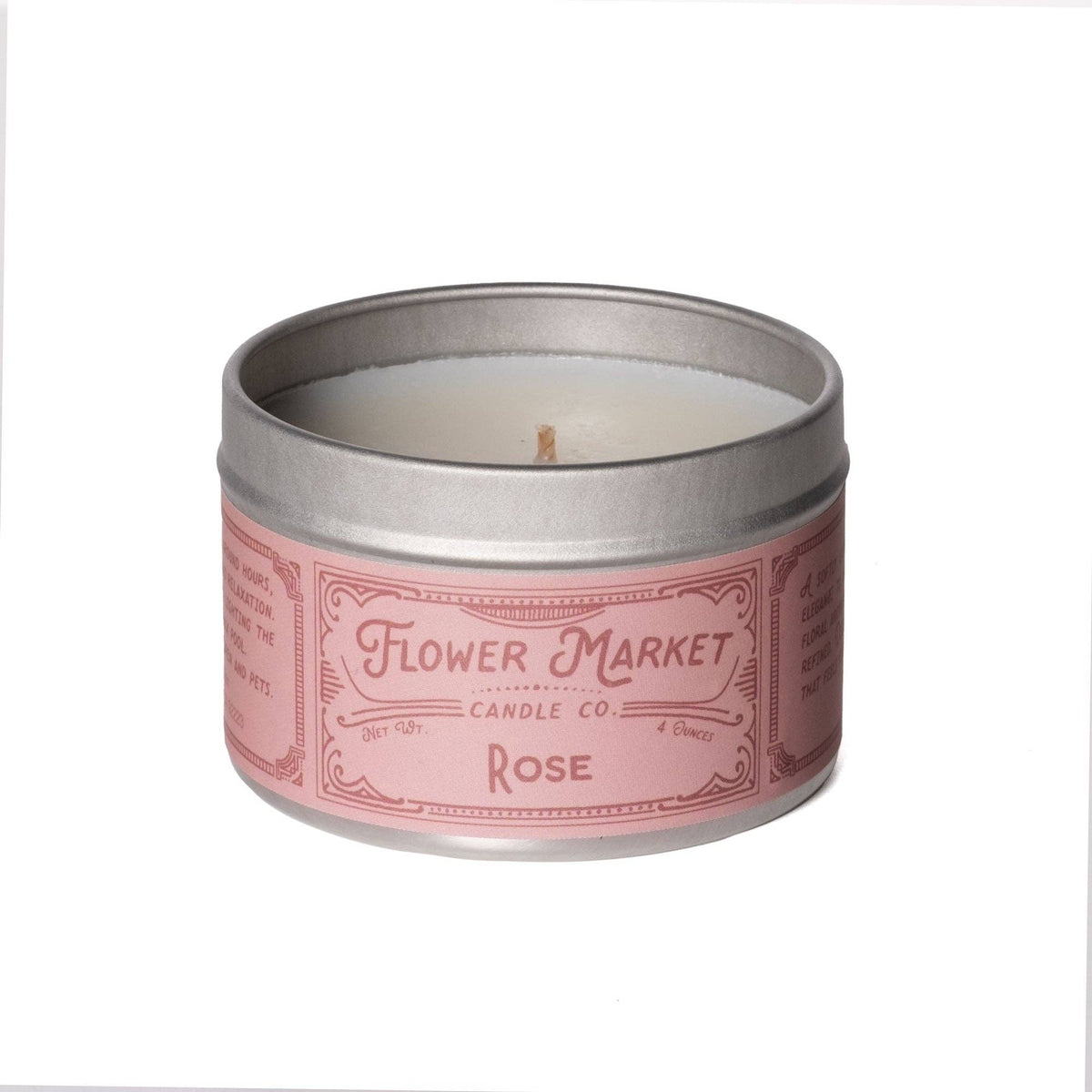 Rose Coconut Wax Candle