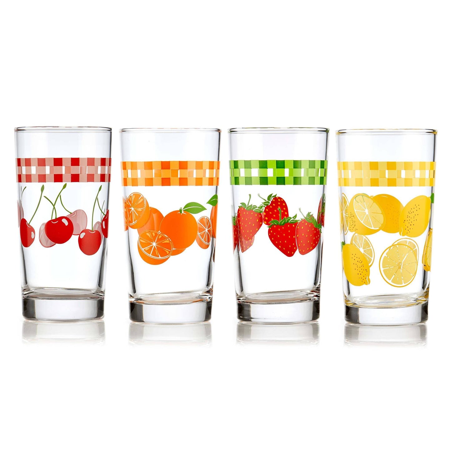 Libbey Vintage Juice Glasses, Set of 4