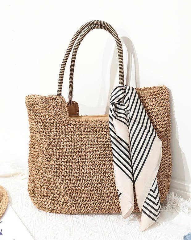 Rattan Tote Bag