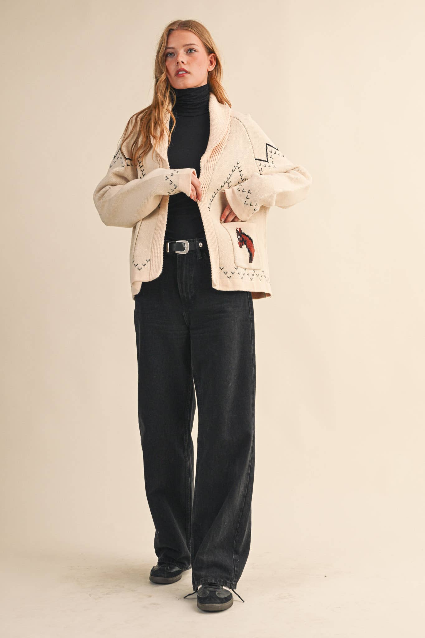 Horse Knit Cardigan