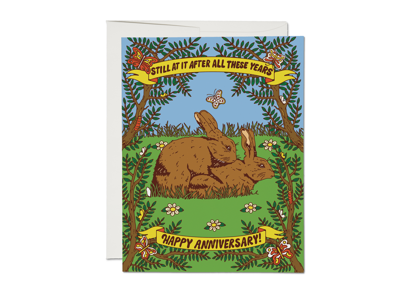 Still at It anniversary greeting card