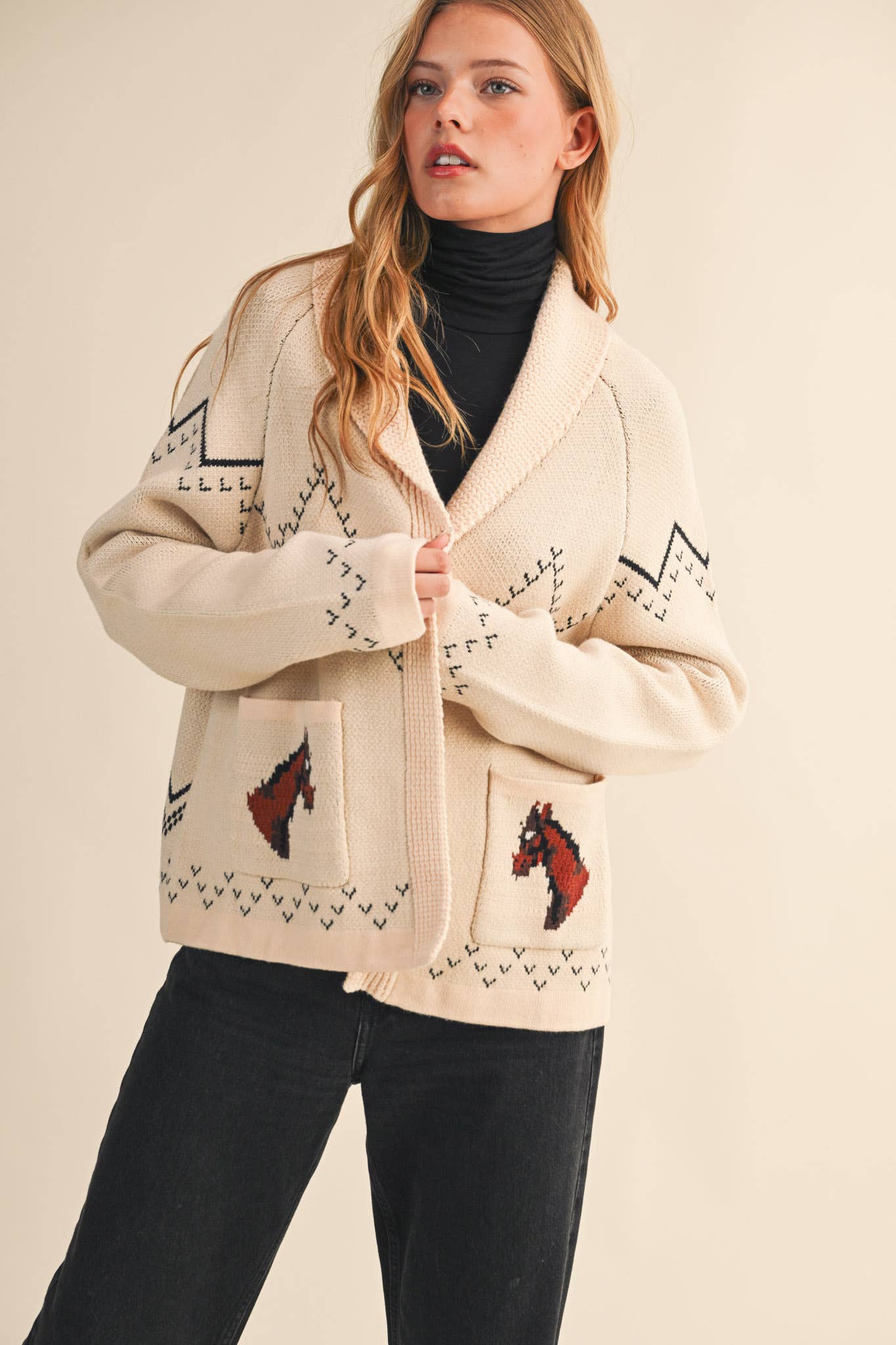 Horse Knit Cardigan
