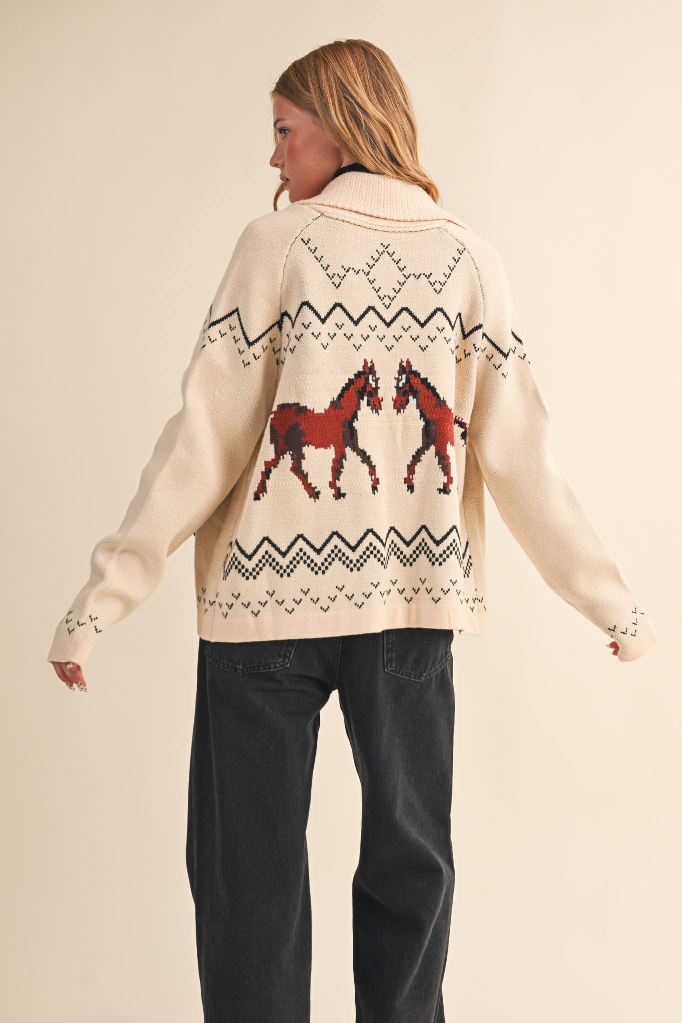 Horse Knit Cardigan