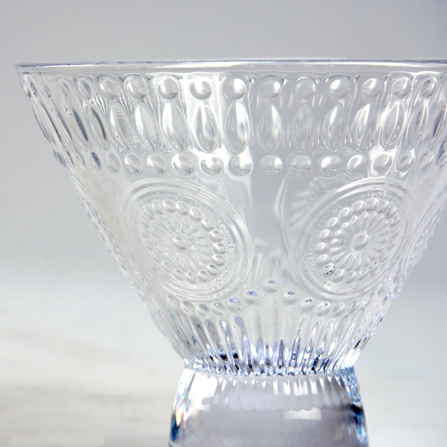 Small Medallion Martini Glass