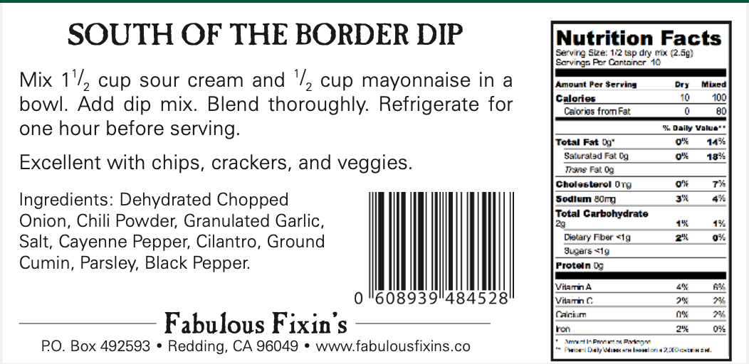 South of the Border Dip
