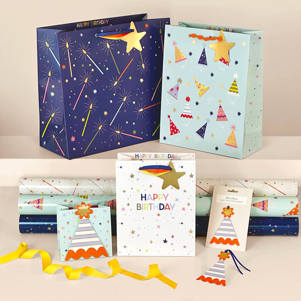 Party Time Stars Medium Vertical Gift Bag