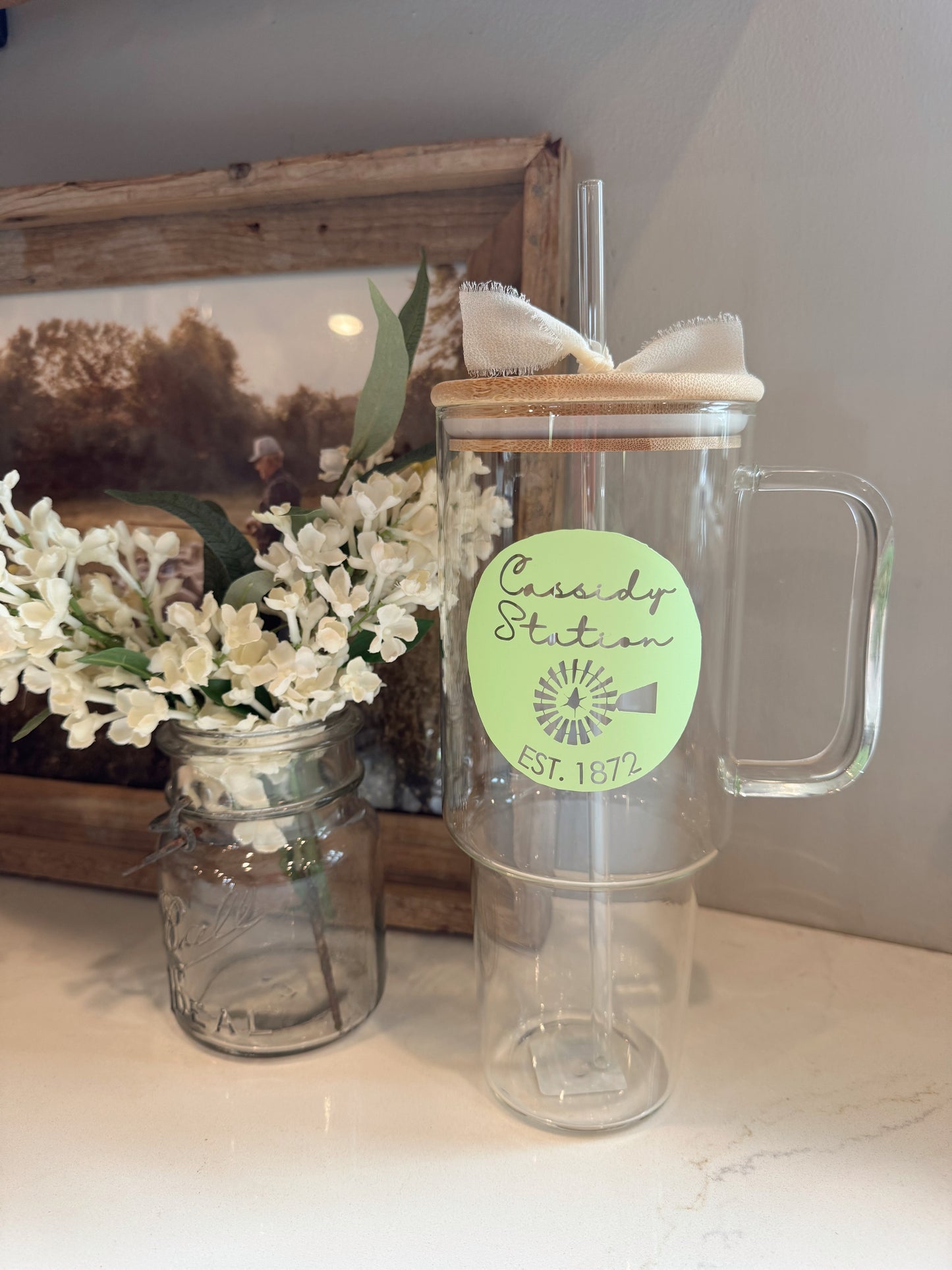 Cassidy 40oz Glass Tumbler