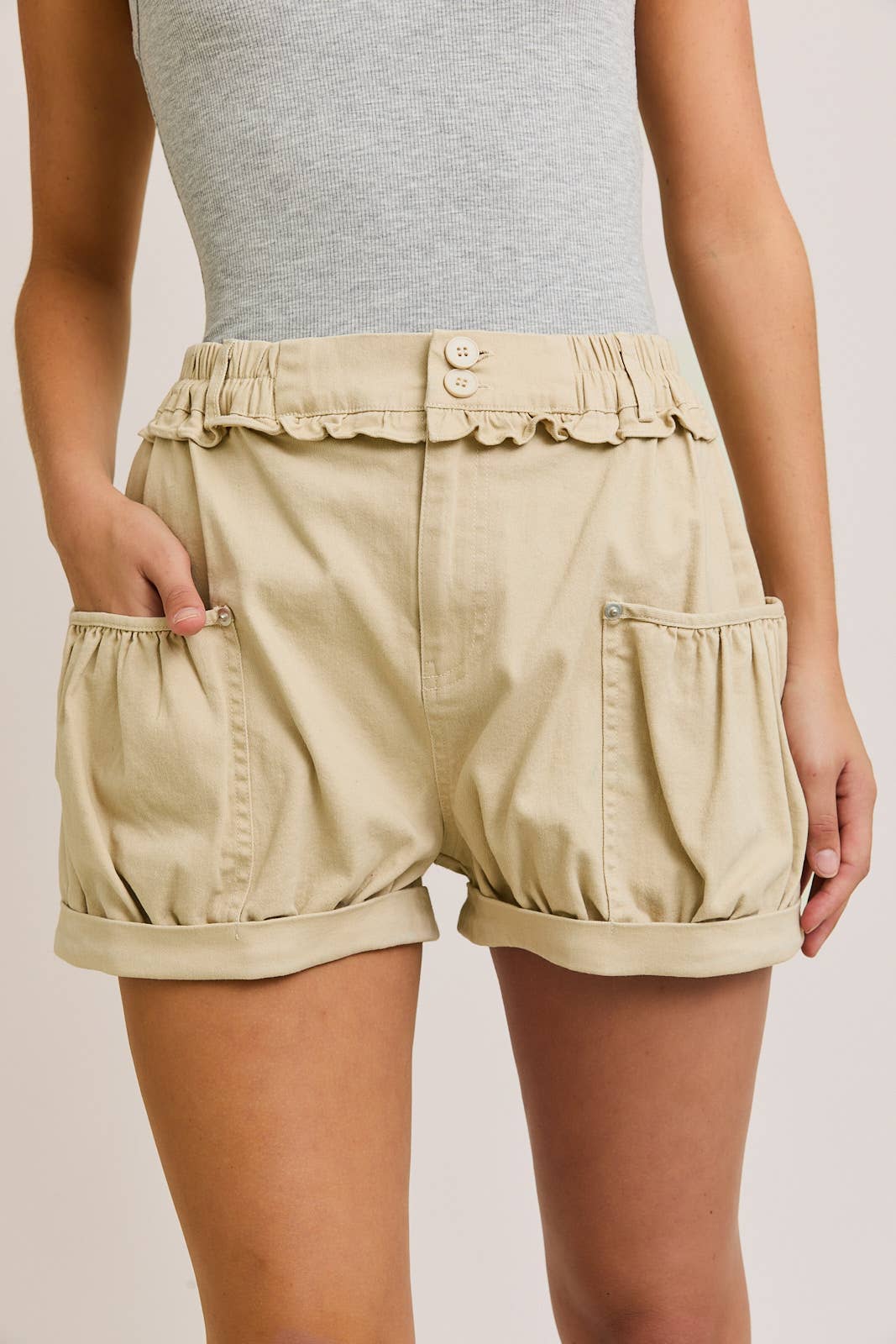 High-Waisted Bloomer Shorts
