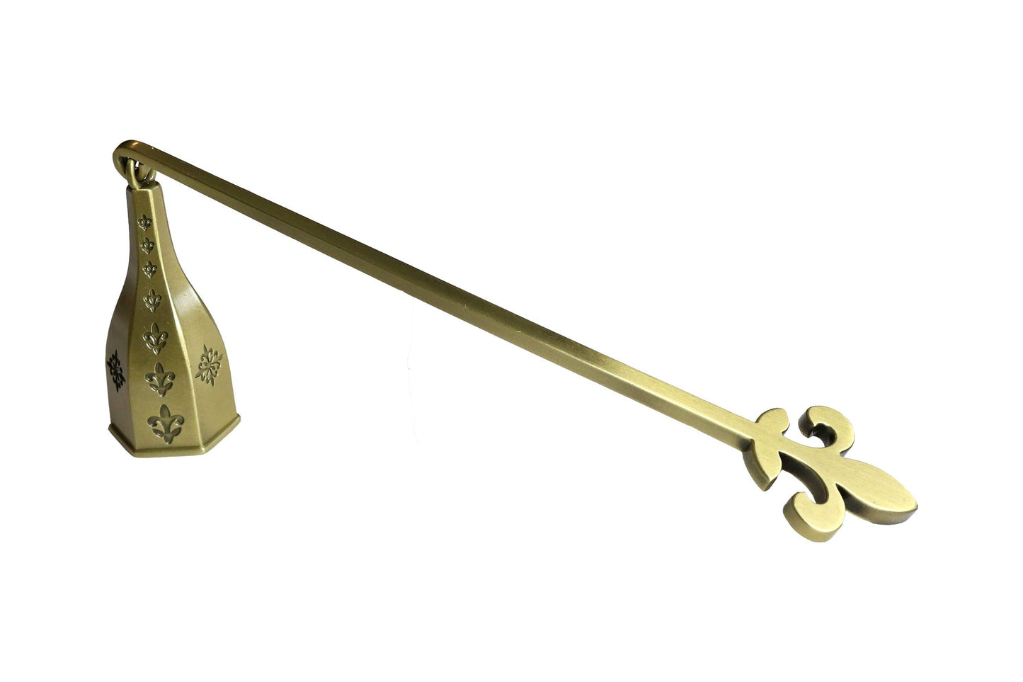 Fleur De Lis Snuffer With Antique Brass Finish