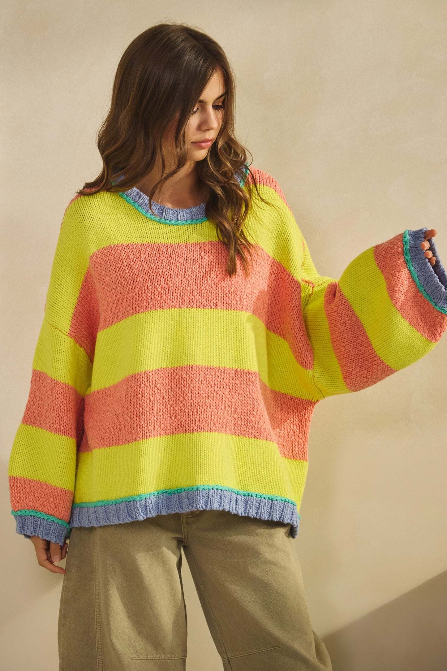 Spring Stripe Sweater