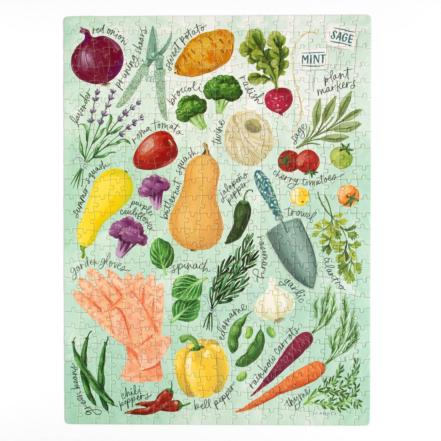 In The Garden - 500 Piece Jigsaw Puzzle