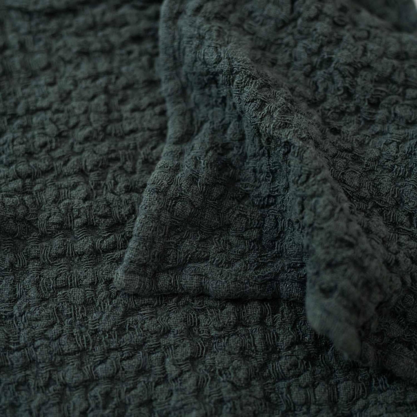 Forest Green Linen Dishcloth-Set of 2