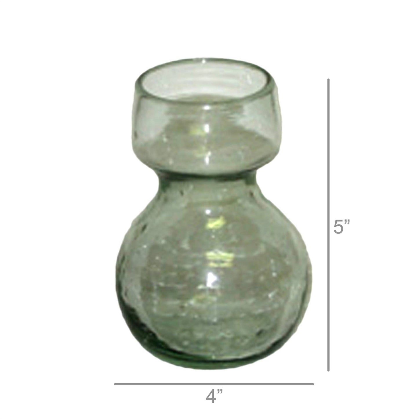 Bulb Vase - Recycled Clear