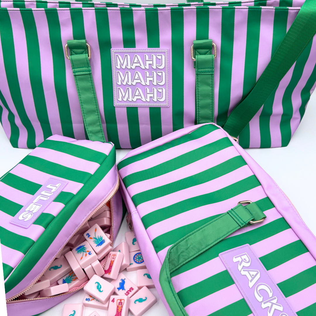 Premium Mahjong Tile Bags | Fits Most Large Tile Sets