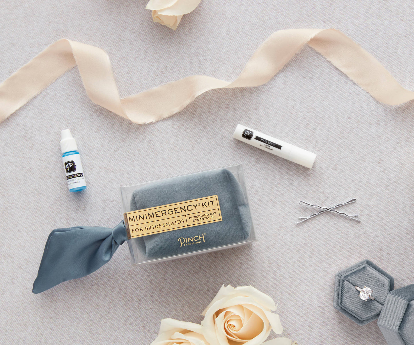 Velvet Minimergency Kits for Bridesmaids - Ivory