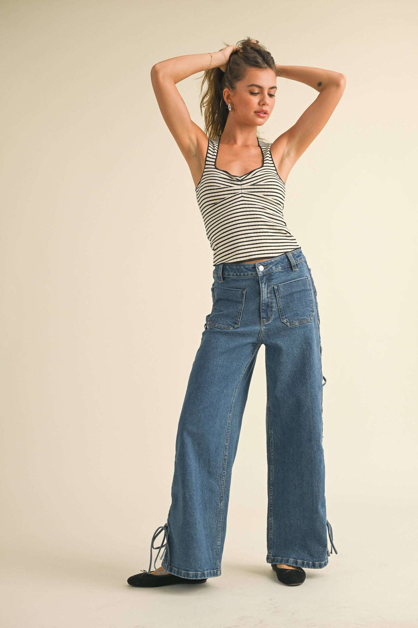 Stripe Knit Top