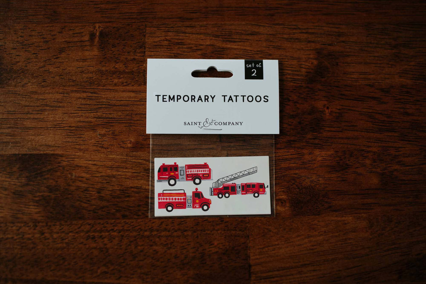 Firetruck Parade Temporary Tattoos
