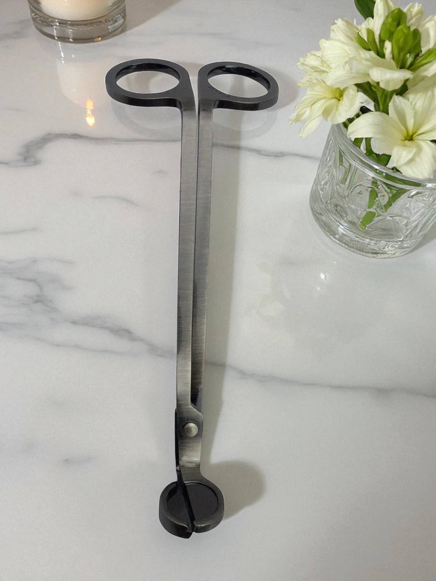 Gun Metal Gray Wickman Wick Trimmer with Wick Catcher