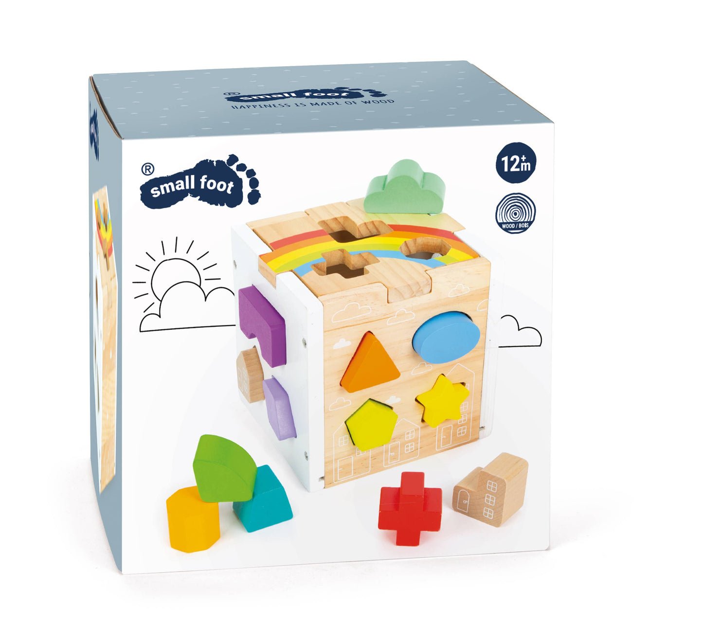 Small Foot Wooden Sorter Cube Playset