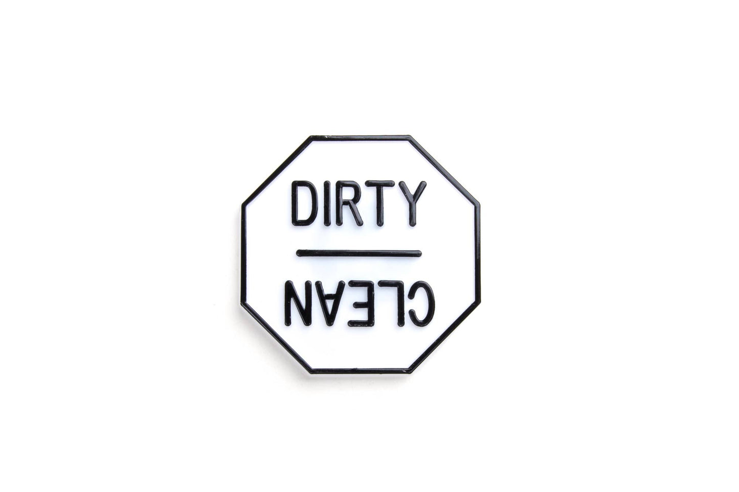 Fox Run Clean or Dirty Dishwasher Magnet, 2.5" x 2.5"