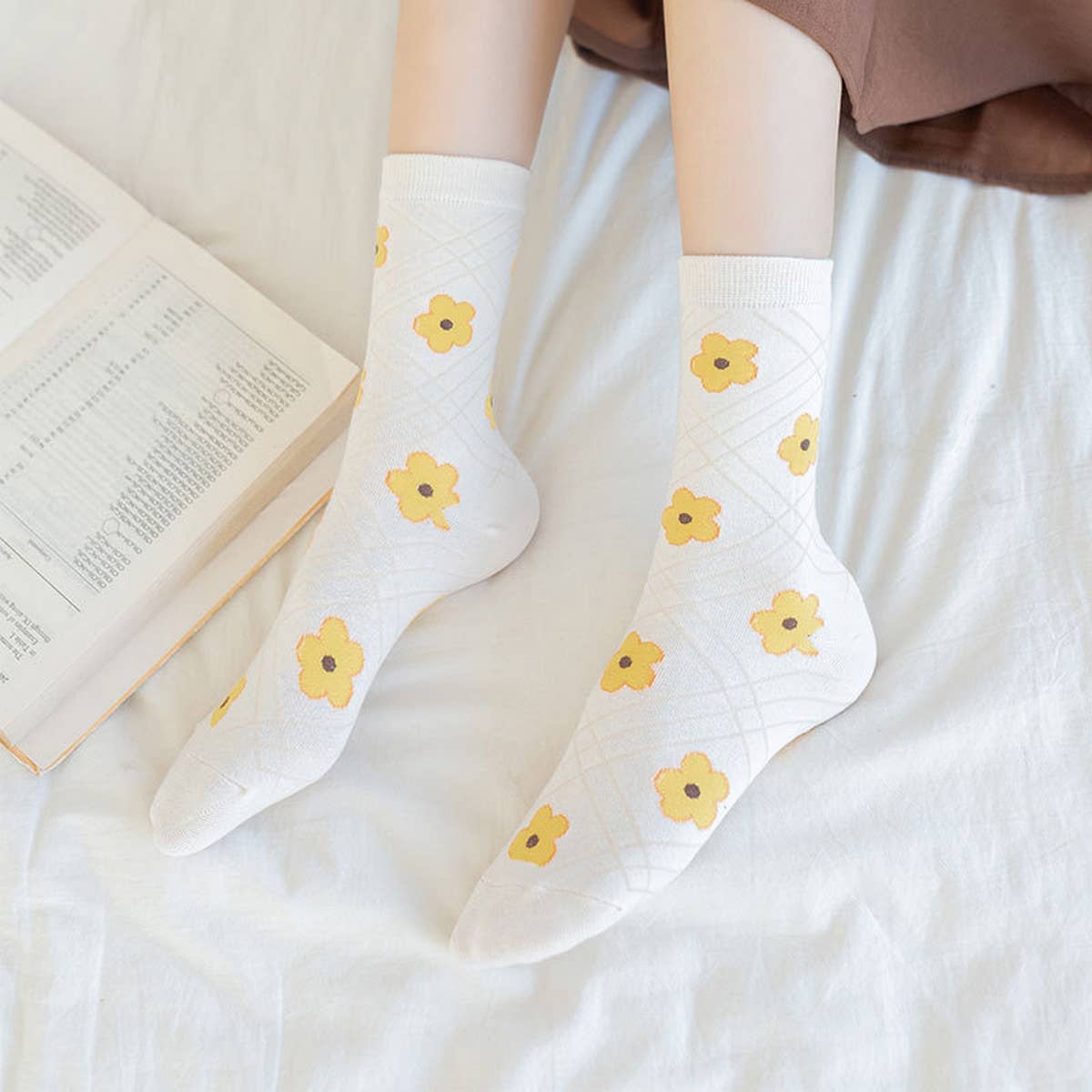 Sweet Flower Socks