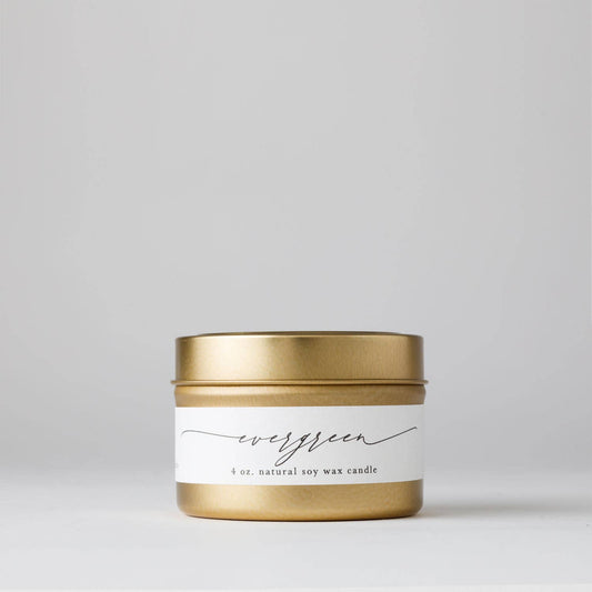 Evergreen : Tin Soy Candle  