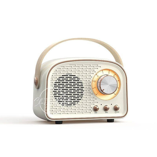 Vintage Bluetooth Radio - Cream