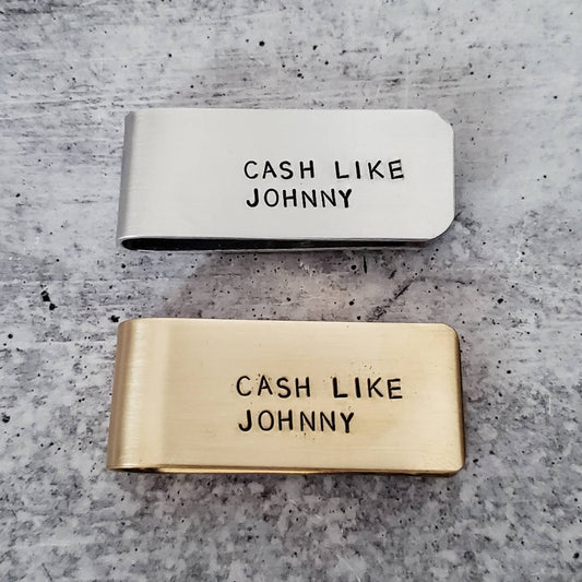 CASH LIKE JOHNNY Money Clip