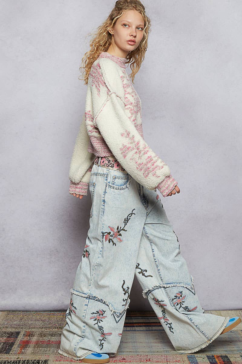 Floral Western Inspired Pants