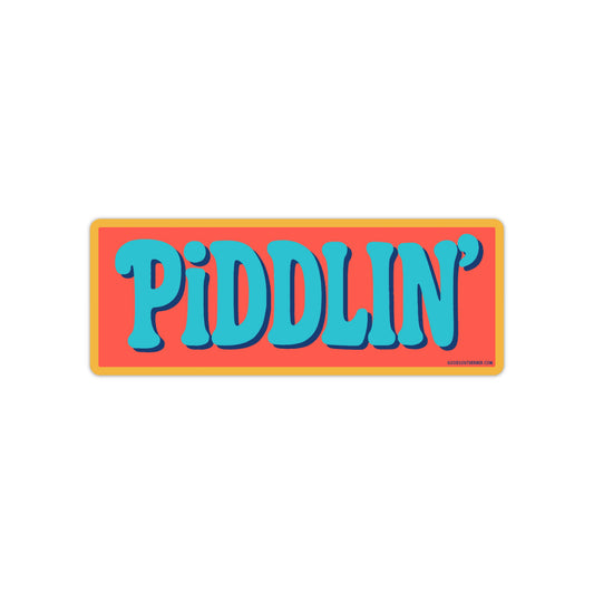 Piddlin' Sticker