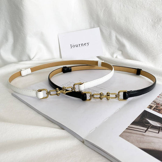 Vintage Matte Thin Belt