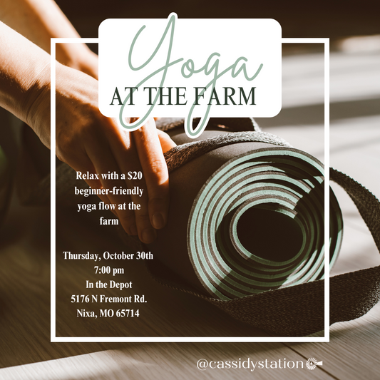 October 30th | Yoga at the Farm