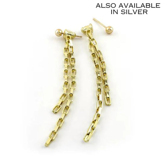 Erimish - Double Squared Earring