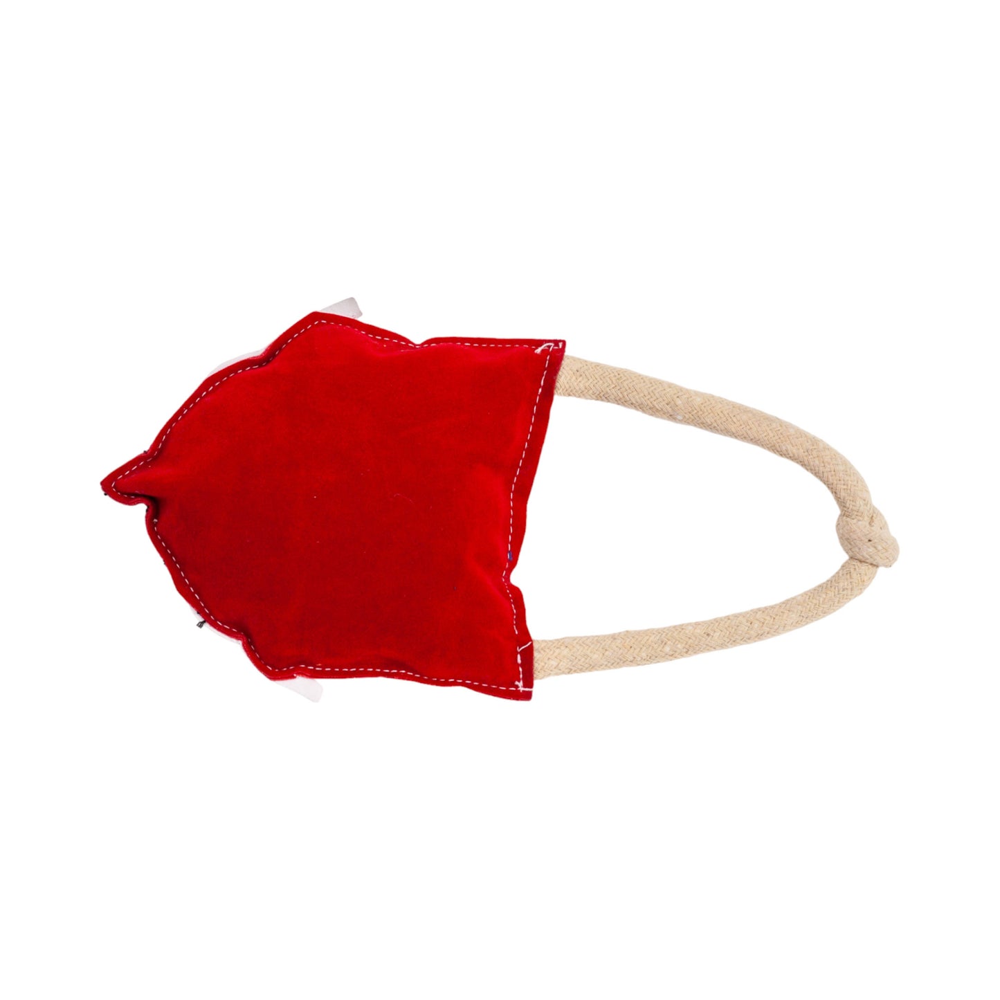 Eco-Friendly Red Barn Faux Leather Dog Chew Toy